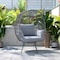Flash Furniture Zola Gray Oversized Wicker Egg Swivel Lounge Chair w/4 Cushions SB-C-335-GY-GY-GG - alternate 10